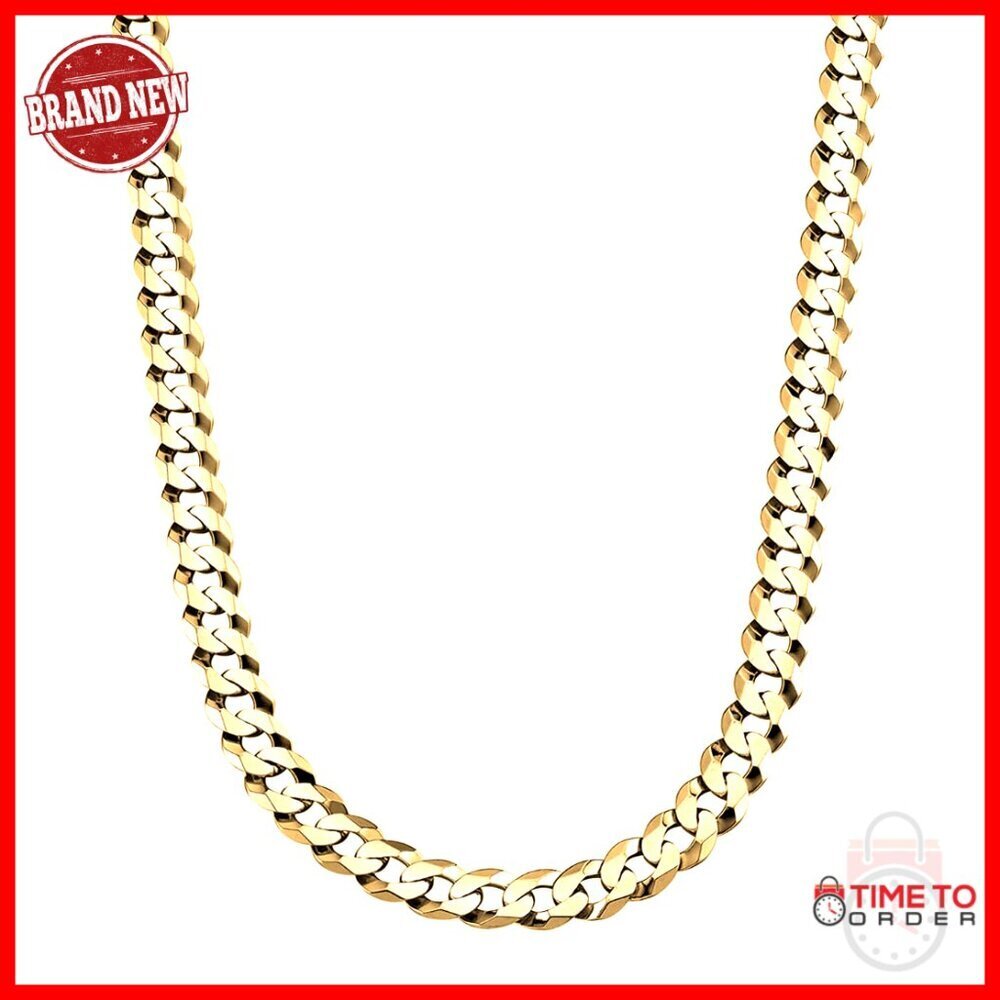 18" Sterling Silver Curb Chain Necklace Lobster Clasp Hypoallergenic